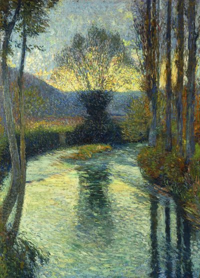 Sulle rive del fiume da Henri Martin