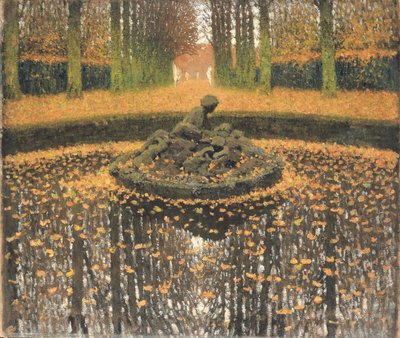 Le bassin de la Reine, Versailles, c.1920 da Henri Martin