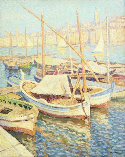 Porto di Marsiglia da Henri Martin