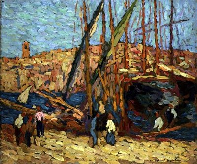 Studio per Marsiglia, c.1917 da Henri Martin