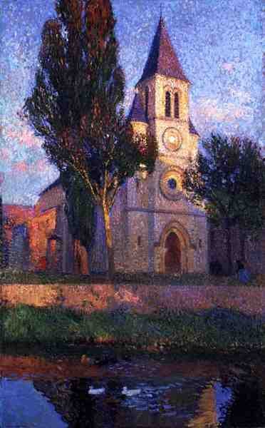 La chiesa da Henri Martin