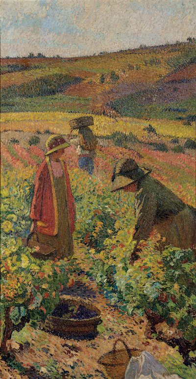 La raccolta; La cueillette, c.1925 da Henri Martin