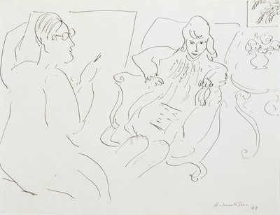 Artista con modella da Henri Matisse