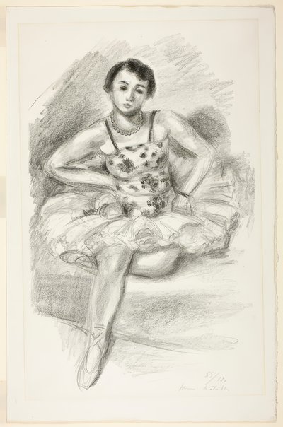 Ballerina di danza classica, da Dieci ballerini da Henri Matisse