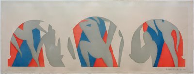 Danza, grigio, blu, rosa da Henri Matisse