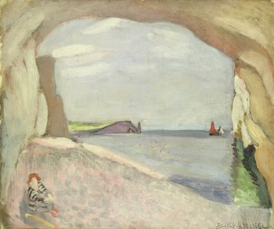 Etretat, la vela rossa (dipinto) da Henri Matisse