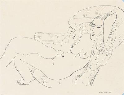 Nudo femminile, braccia alzate da Henri Matisse