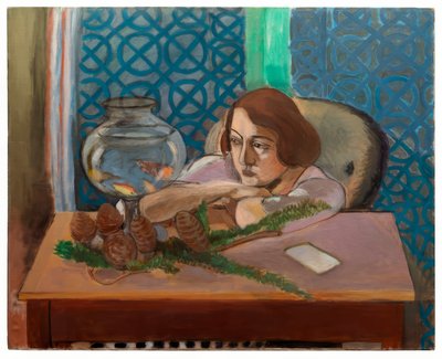 Donna davanti a un acquario da Henri Matisse