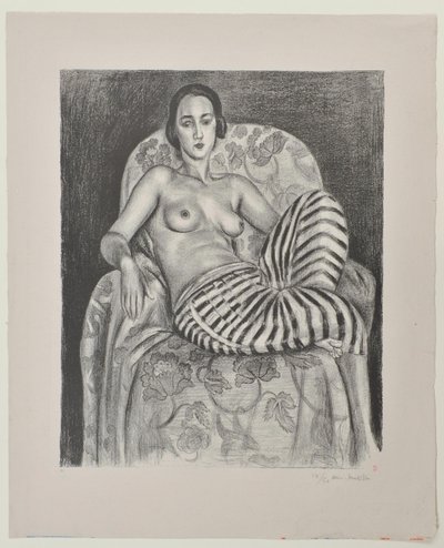 Grande odalisca con calzoni da bayadère da Henri Matisse