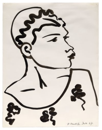 Testa da Henri Matisse