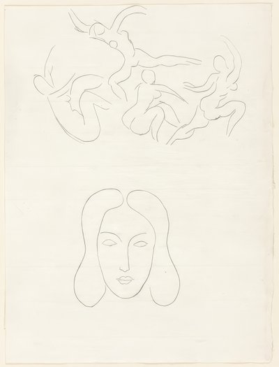 Hérodiade, Scène lV, tavola tredici da Poesies de Mallarmé da Henri Matisse