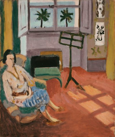 Interno dello studio, con leggio da Henri Matisse