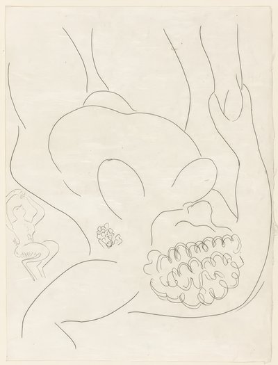 Le Pitre Châtié, quarto piatto da Poesies de Mallarmé da Henri Matisse