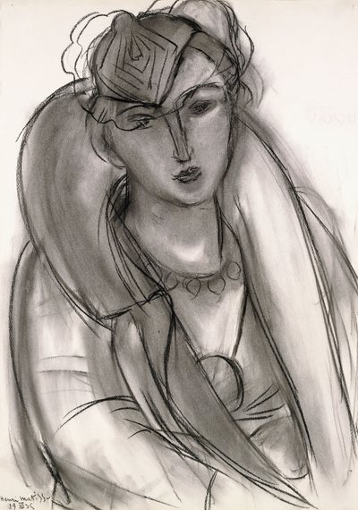Lydia (Studio per il ritratto in giacca blu) da Henri Matisse