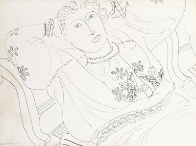 Lydia in camicetta rumena da Henri Matisse