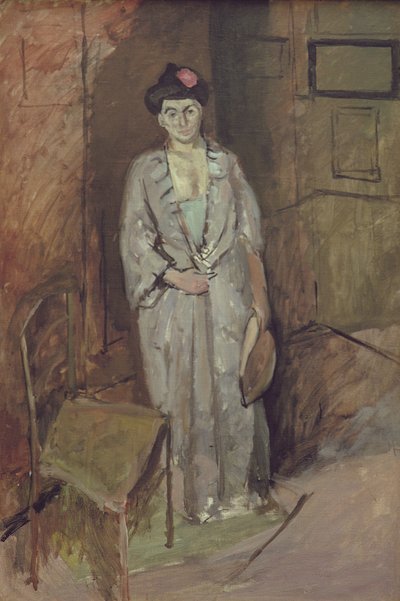 Madame Matisse en Japonaise (La signora giapponese) 1901 (olio su tela) da Henri Matisse
