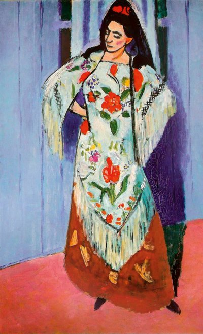 Madame Matisse con scialle di Manila da Henri Matisse