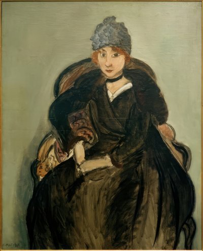 Marguerite con un cappello blu da Henri Matisse