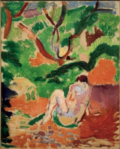Nudi nella foresta da Henri Matisse