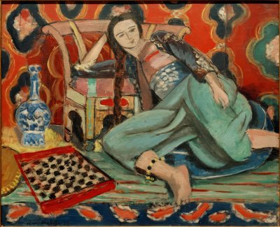 Odalisca in poltrona turca da Henri Matisse
