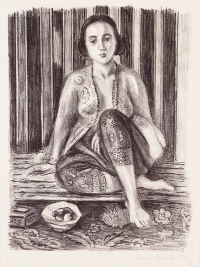 Odalisca con ciotola di frutta da Henri Matisse