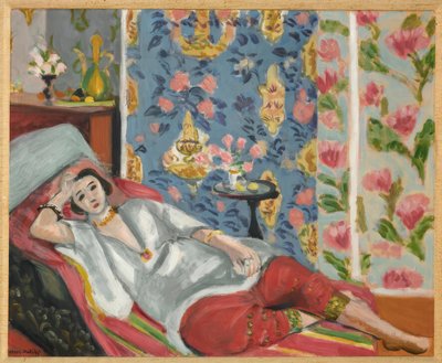 Odalisca con pantaloni rossi da Henri Matisse