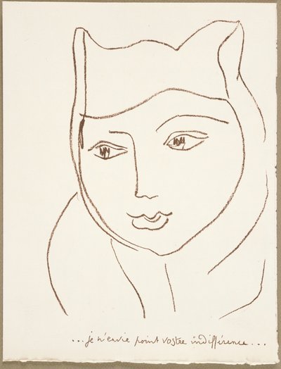 Pagina di Lettere portoghesi da Henri Matisse