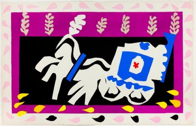 Il funerale di Pierrot, da Jazz da Henri Matisse