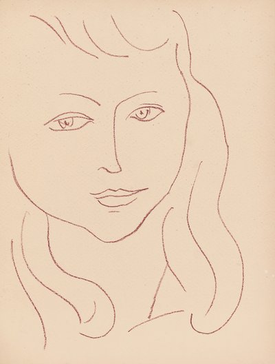 Piastra da "Visages da Henri Matisse