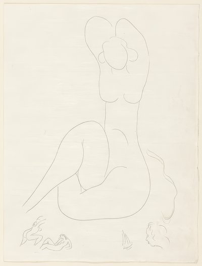 Diversi sonetti: "Quelle soie...", lastra 28 da Poesies de Mallarmé da Henri Matisse