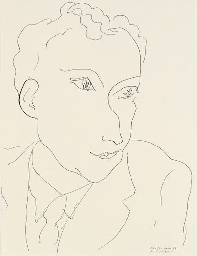 Ritratto di Louis Aragon da Henri Matisse