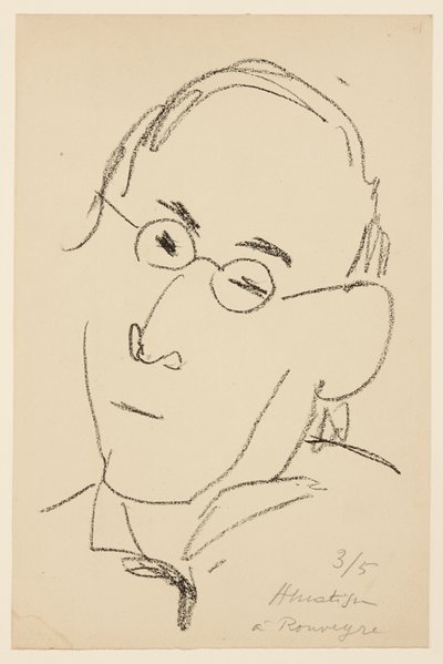 Ritratto di Paul Léautaud da Henri Matisse