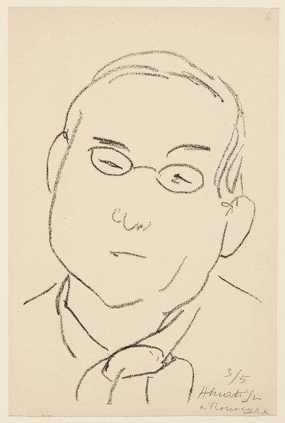 Ritratto di Paul Léautaud da Henri Matisse