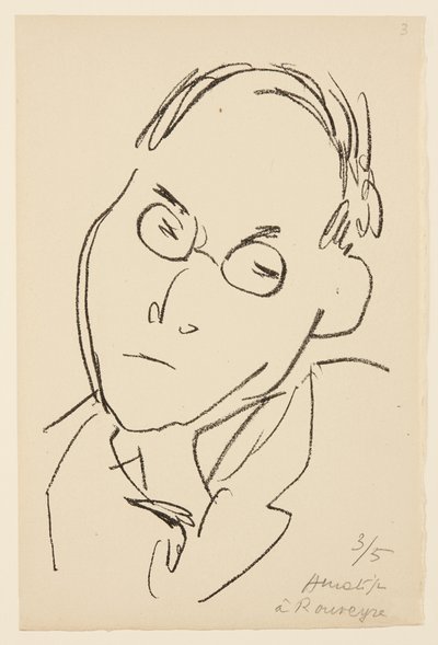 Ritratto di Paul Léautaud da Henri Matisse