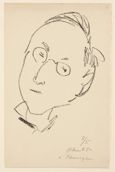 Ritratto di Paul Léautaud da Henri Matisse