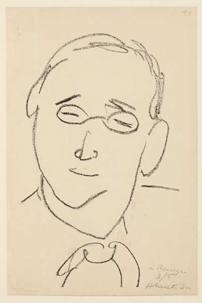 Ritratto di Paul Léautaud da Henri Matisse