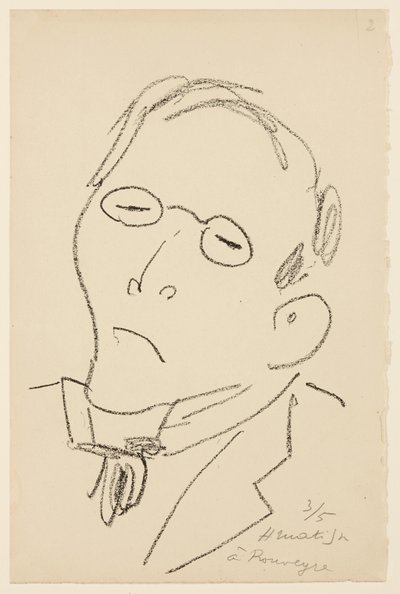 Ritratto di Paul Léautaud da Henri Matisse