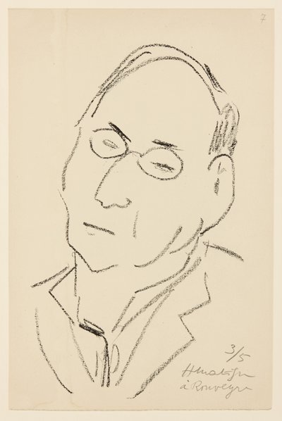 Ritratto di Paul Léautaud da Henri Matisse