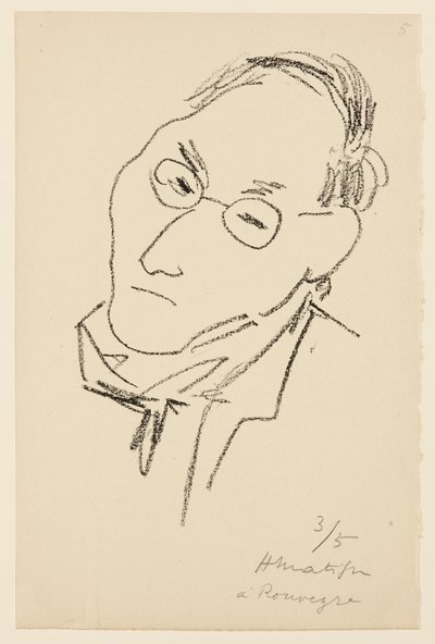 Ritratto di Paul Léautaud da Henri Matisse