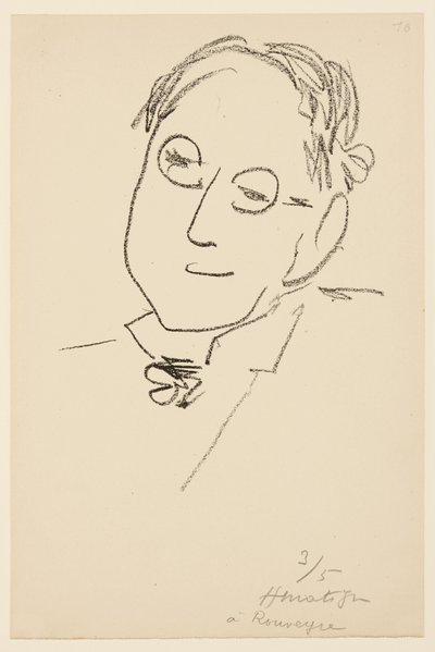 Ritratto di Paul Léautaud da Henri Matisse