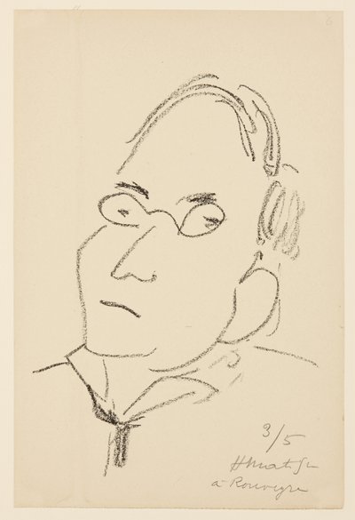 Ritratto di Paul Léautaud da Henri Matisse