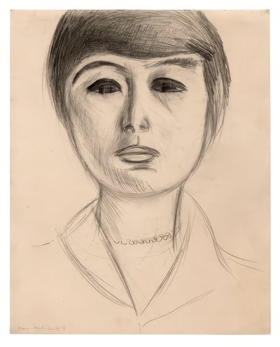 Ritratto di giovane donna (Elsa Glaser) da Henri Matisse