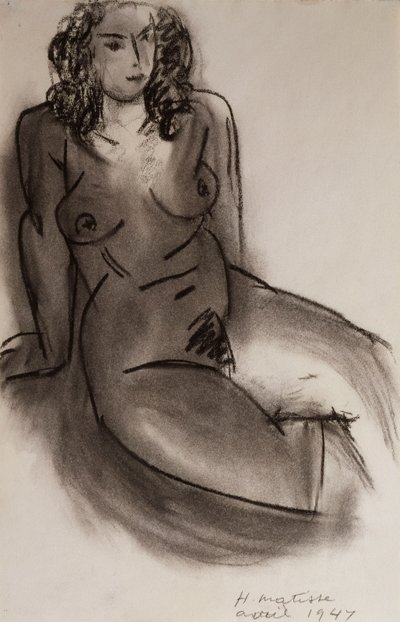Donna nuda seduta da Henri Matisse