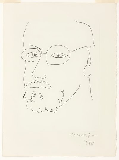 Autoritratto, vista di tre quarti da Henri Matisse
