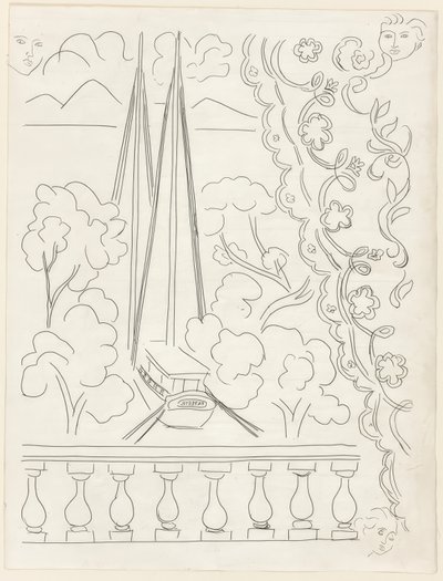 Soupir, quinto piatto dalle Poesie di Mallarmé da Henri Matisse