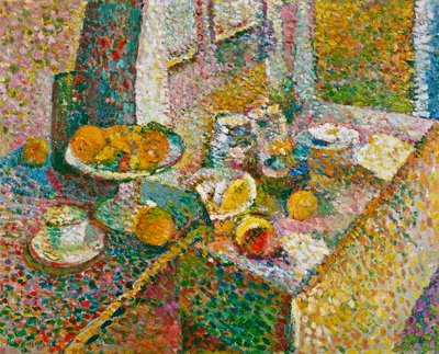 Natura morta (credenza e tavolo) da Henri Matisse
