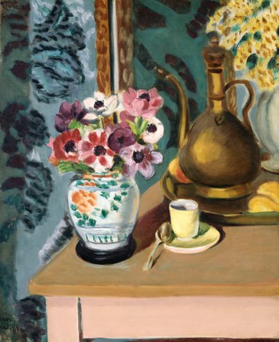 Natura morta, fiori e una tazza da Henri Matisse