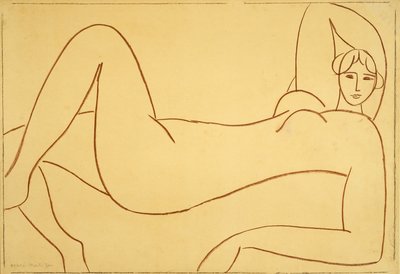 Studio dopo il nudo rosa da Henri Matisse