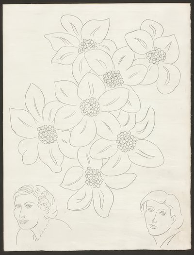 I fiori, sesta tavola dalle Poesie di Mallarmé da Henri Matisse