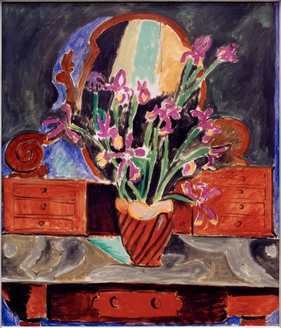 Vaso con iris da Henri Matisse